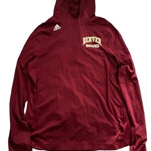 Adidas Denver Soccer Maroon Hoodie size L boys